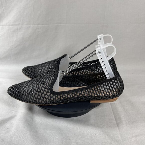 Zara Women's Black Griffin Woven Loafers Shoe Size EU 38/US 7.5 - Picture 3 of 8